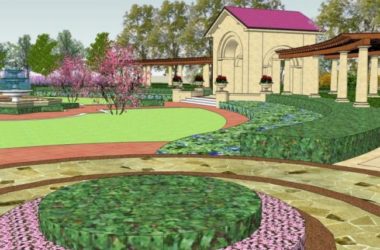 Sketchup景观模型|广场景观，欧式风格，古典风格-BIM建筑网