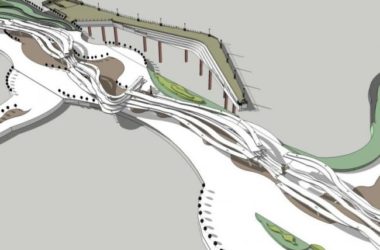 Sketchup景观模型|滨海景观，现代风格-BIM建筑网