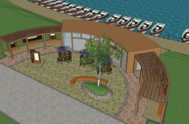 Sketchup景观模型|广场景观，现代风格-BIM建筑网