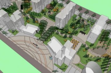 Sketchup景观模型|小区景观，现代风格-BIM建筑网