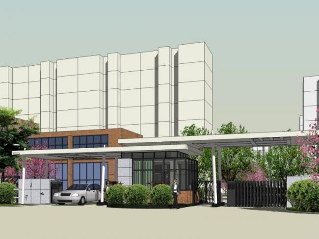 Sketchup景观模型|小区景观，住宅景观，现代风格