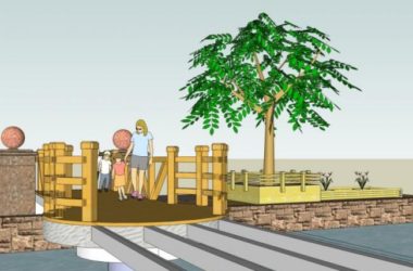 Sketchup景观模型|小桥景观，现代风格-BIM建筑网