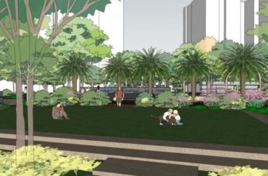 Sketchup景观模型|小区景观，住宅景观，现代风格-BIM建筑网