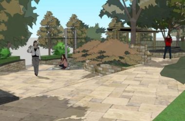 Sketchup景观模型|广场景观，现代风格-BIM建筑网