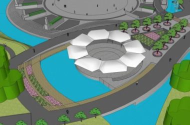 Sketchup景观模型|公园景观，广场景观，现代风格-BIM建筑网