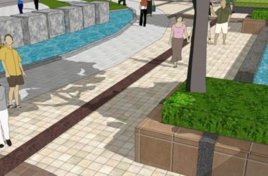 Sketchup景观模型|广场景观，现代风格-BIM建筑网