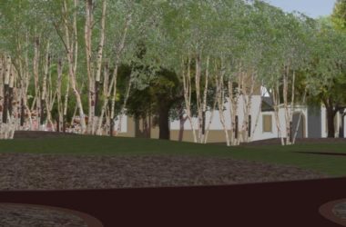 Sketchup景观模型|庭院景观，现代风格-BIM建筑网