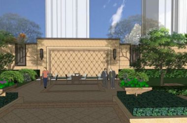 Sketchup景观模型|小区景观，住宅景观，现代风格-BIM建筑网