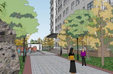 Sketchup景观模型|办公景观，现代风格-BIM建筑网