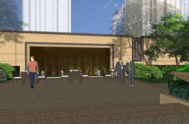 Sketchup景观模型|小区景观，住宅景观，现代风格-BIM建筑网