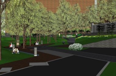 Sketchup景观模型|小区景观，住宅景观，现代风格-BIM建筑网