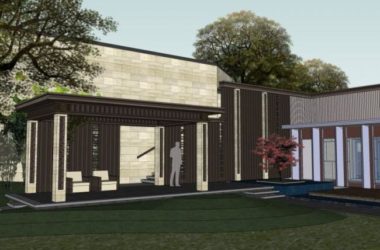 Sketchup景观模型|庭院景观，花园景观，庭院花园，现代风格-BIM建筑网