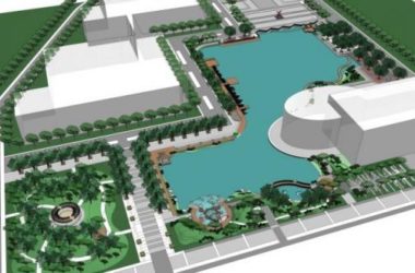 Sketchup景观模型|公园景观，滨水景观，现代风格-BIM建筑网