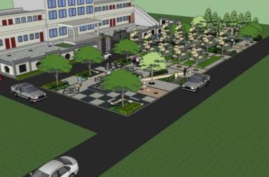 Sketchup景观模型|街头景观，公园景观，街头公园，现代风格-BIM建筑网