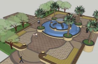 Sketchup景观模型|广场景观，现代风格-BIM建筑网