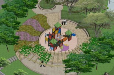 Sketchup景观模型|小区景观，住宅景观，现代风格-BIM建筑网