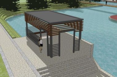 Sketchup景观模型|滨水景观，现代风格-BIM建筑网