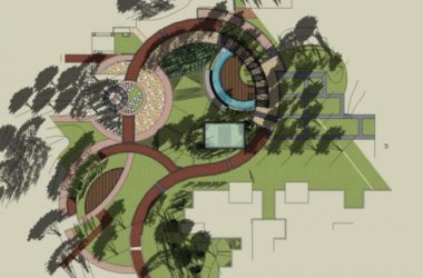 Sketchup景观模型|公园景观，现代风格-BIM建筑网