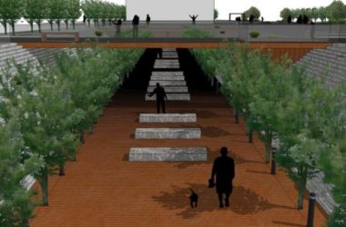 Sketchup景观模型|滨水景观，现代风格-BIM建筑网