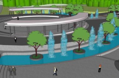 Sketchup景观模型|公园景观，现代风格-BIM建筑网