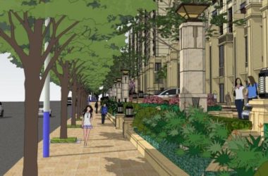 Sketchup景观模型|商业街景观，住宅景观，古典风格-BIM建筑网