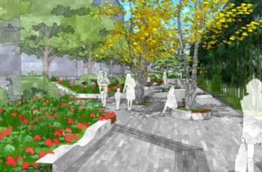 Sketchup景观模型|滨河景观，现代风格-BIM建筑网