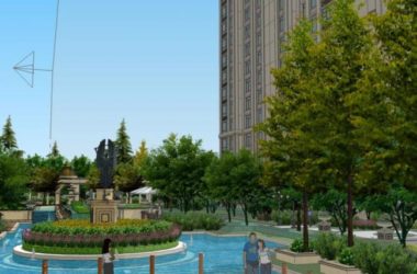 Sketchup景观模型|小区景观，住宅景观，古典风格-BIM建筑网