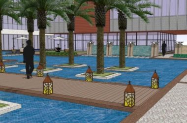 Sketchup景观模型|广场景观，现代风格-BIM建筑网