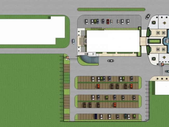 Sketchup景观模型|广场景观，欧式风格，古典风格