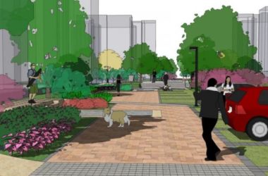 Sketchup景观模型|小区景观，住宅景观，现代风格-BIM建筑网