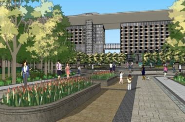 Sketchup景观模型|办公景观，古典风格-BIM建筑网