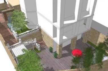 Sketchup景观模型|别墅景观，古典风格-BIM建筑网