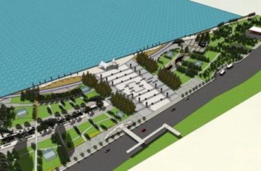 Sketchup景观模型|广场景观，滨水景观，现代风格-BIM建筑网