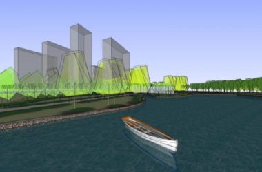 Sketchup景观模型|广场景观，现代风格-BIM建筑网