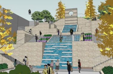 Sketchup景观模型|景观长廊，现代风格-BIM建筑网