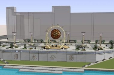 Sketchup景观模型|公园景观，现代风格-BIM建筑网