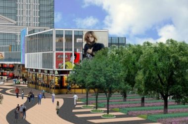 Sketchup景观模型|商业景观，现代风格-BIM建筑网