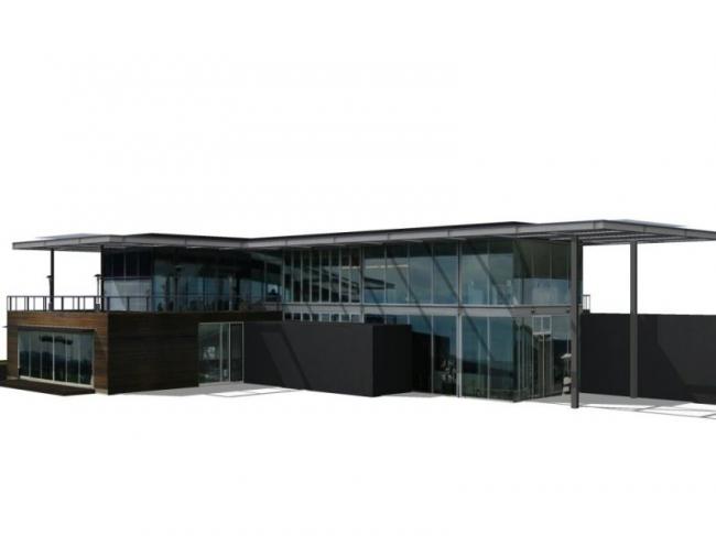 Sketchup商业模型|低层会所，现代风格