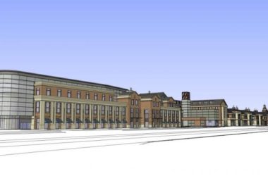 Sketchup商业模型|多层商业街，英式风格-BIM建筑网