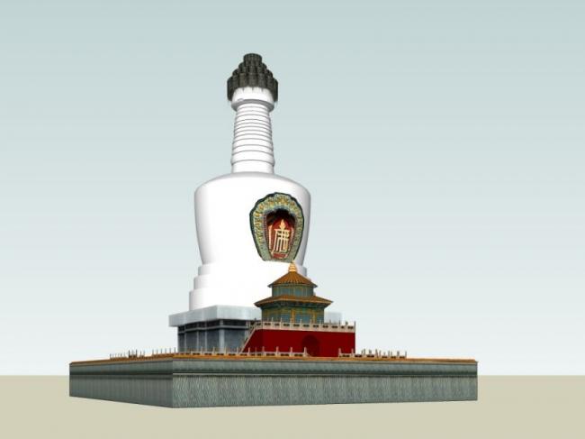 Sketchup商业模型|多层塔楼，现代风格