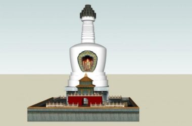 Sketchup商业模型|多层塔楼，现代风格-BIM建筑网