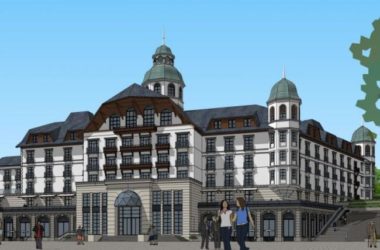 Sketchup酒店模型|多层酒店，古典风格-BIM建筑网