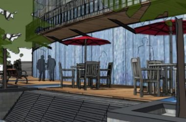 Sketchup景观模型|滨水景观，现代风格-BIM建筑网