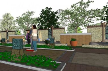 Sketchup景观模型|小区景观，住宅景观，古典风格-BIM建筑网