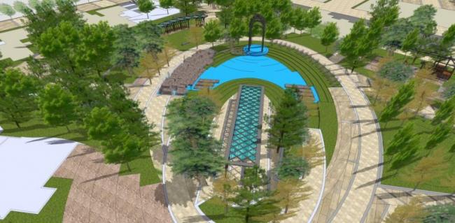 Sketchup景观模型|小区景观，住宅景观，现代风格