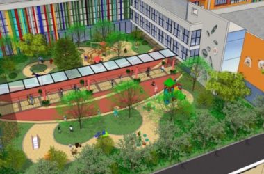 Sketchup景观模型|校园景观，学校景观，幼儿园景观，现代风格-BIM建筑网