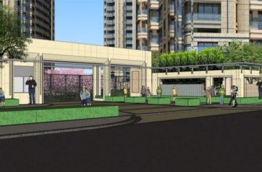 Sketchup景观模型|小区景观，住宅景观，现代风格-BIM建筑网