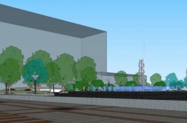 Sketchup景观模型|广场景观，现代风格-BIM建筑网