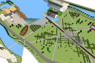 Sketchup景观模型|公园景观，现代风格-BIM建筑网