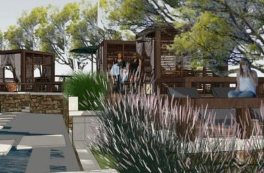 Sketchup景观模型|商业景观，现代风格-BIM建筑网